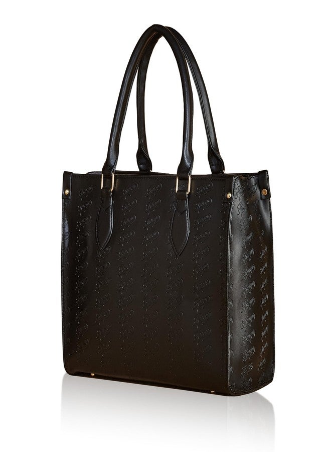 Fargo PU Women's Stylish Handbag Shoulder Bag (Black) - Image 1